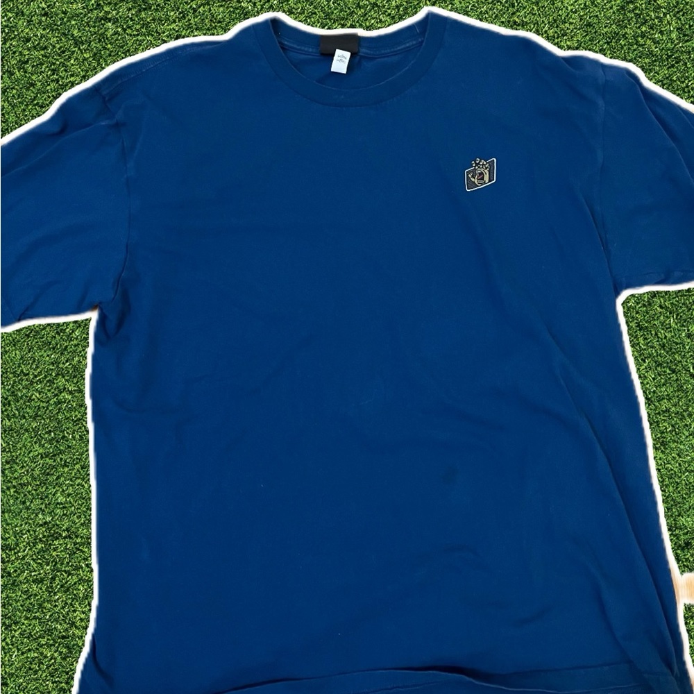 Blue Santa Cruz screaming hand tee
